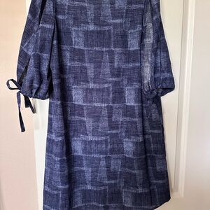 Mossimo Supply Co. Navy Long Sleeve Dress